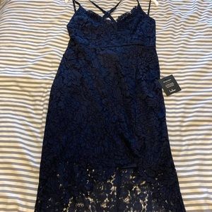 Lulus Navy lace dress